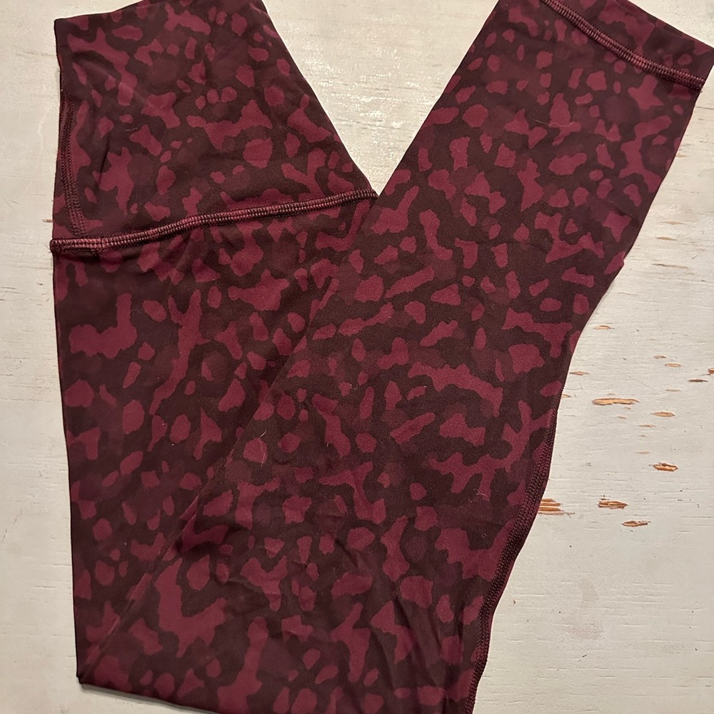 Red Formation Camo Align Legging 21” inseam
